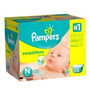Pampers Swaddlers 帮宝适新生儿婴儿尿布128片