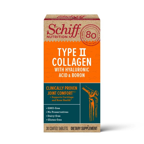 Schiff Type-II Collagen With Boron & Hyaluronic Acid 30 ct.