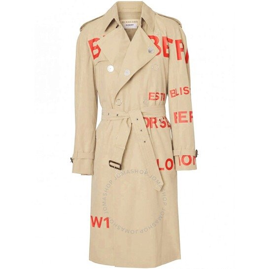 Men's Trench with BB Script