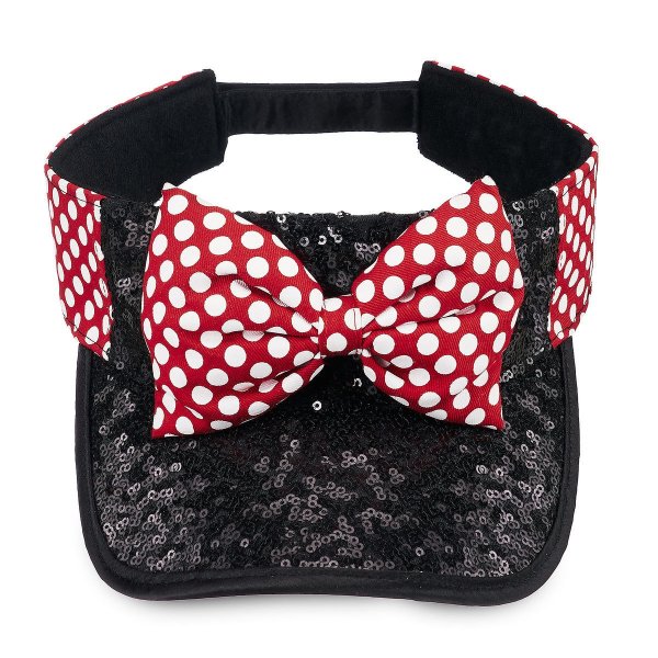 Minnie Mouse Sequin Visor for Adults