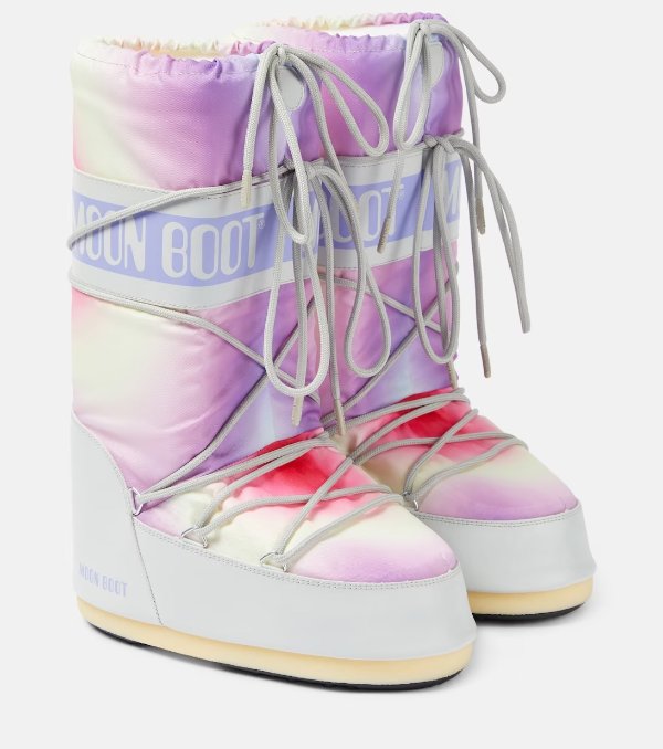 Icon tie-dye snow boots