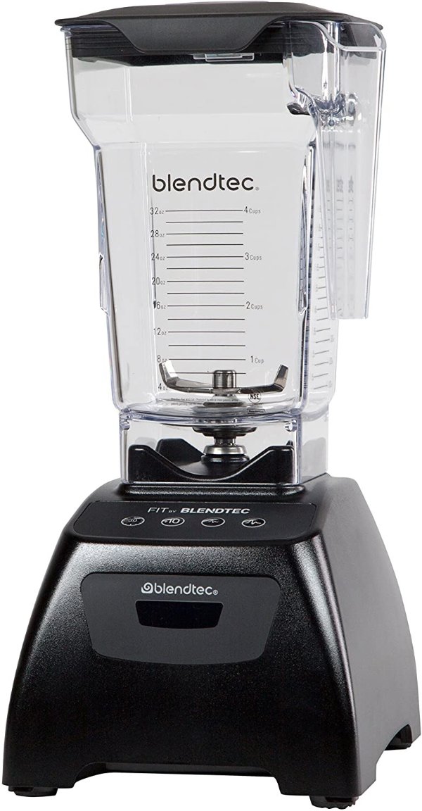 Classic Fit Blender with FourSide Jar (64 oz), 30-sec Pre-programmed cycle, High-Low Pulse, Black