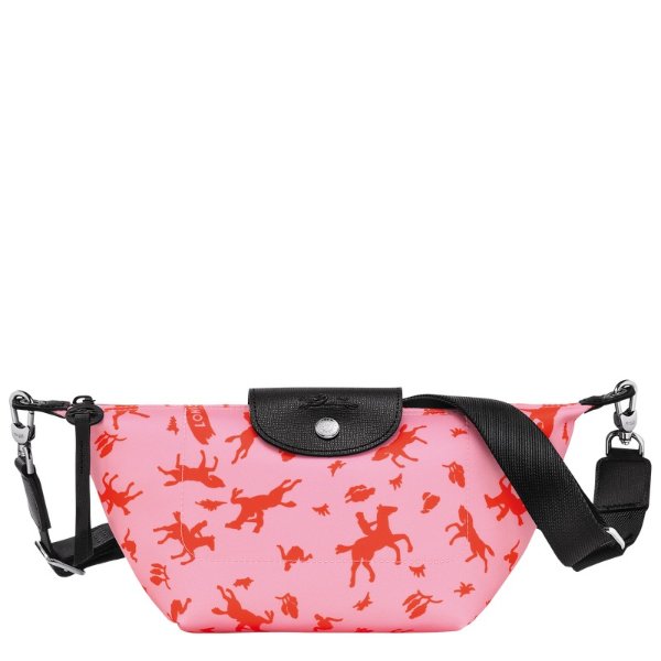 Le Pliage Collection XS Handbag Pink/Orange - Canvas (L1500HDC598)