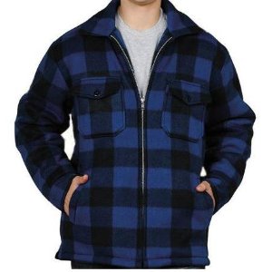 Men's Buffalo Plaid Zip Jacket