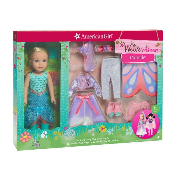 WellieWishers Fairytale Dress Up Set - Camille