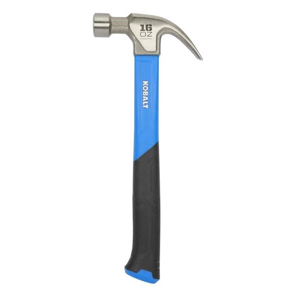 Kobalt 16-oz Smoothed Face Steel Claw Hammer