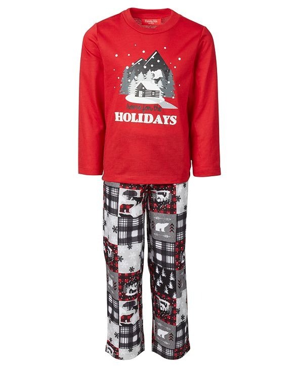 Matching Kids Cabin Patchwork Family Pajama Set, Created for Macy's