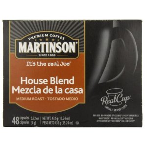 Martinson Coffee Capsules House Blend Package compatible with Keurig K-Cup Brewers, 48 Count