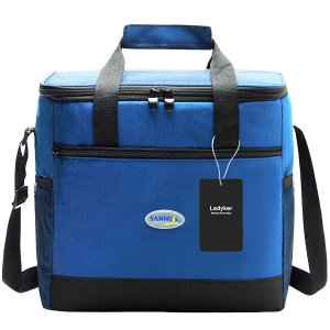 Cooler Bag, Ladyker Large Insulated Lunch Bag Lunch Tote Soft Cooler with Front Pocket