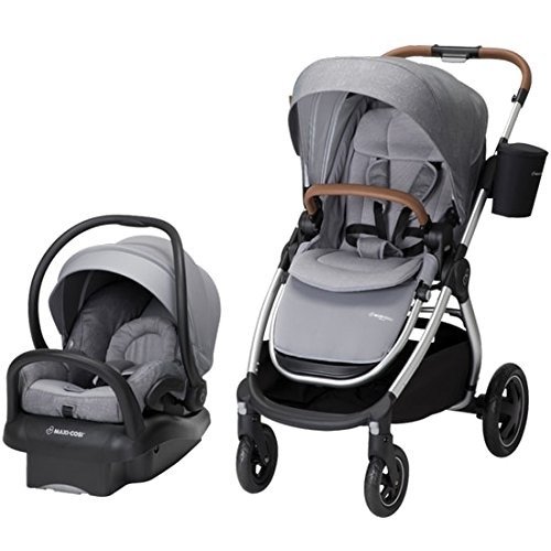Adorra 2.0 5-in-1 Modular Travel System with Mico Max 30 Infant Car Seat, Nomad Grey
