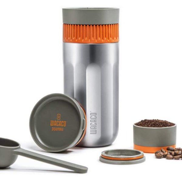 Pipamoka 不锈钢真空压力咖啡免滤便携一体壶