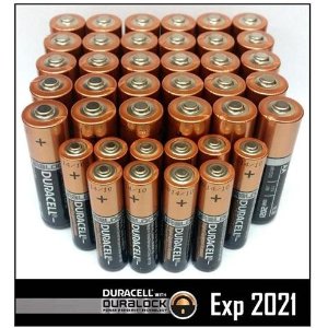 Duracell 30 AA + 10 AAA Batteries Copper Top Alkaline DURALOCK