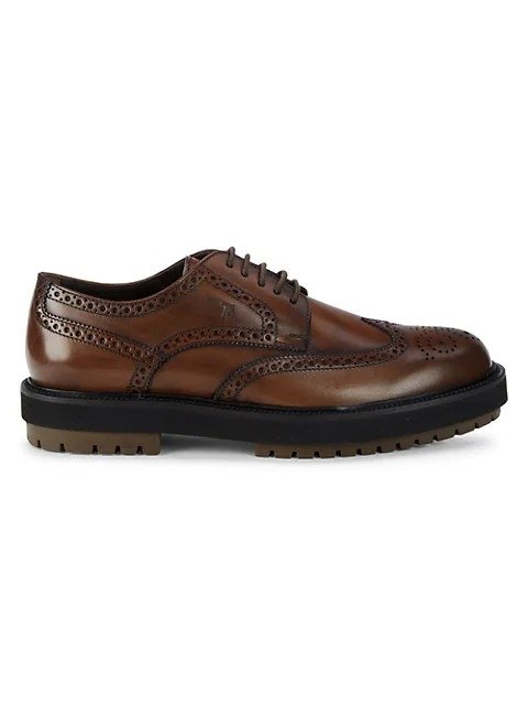 Perforated Leather Brogues