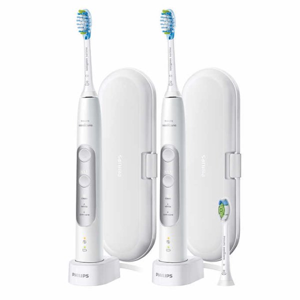 Sonicare ExpertResults 7000 Rechargeable Toothbrush, 2-pack