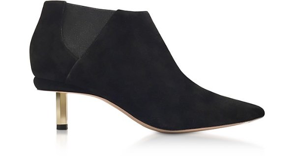 Black Suede 55mm Polly Chelsea Boots