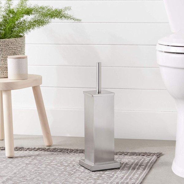 Bathroom Accessory Collection Classic Square Toilet Brush Holder