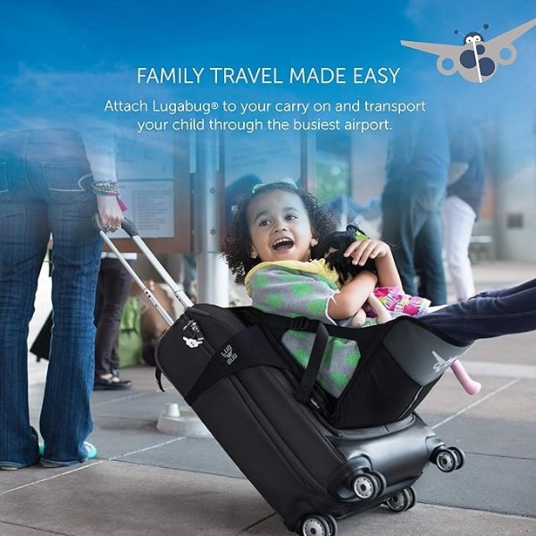 Travel Seat, The Original and Patented - Ride-On Suitcase for Kids, Child Carrier for Carry-On Luggage, Family Airport Travel Made Easy