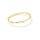 Joelle Gold Bangle Bracelet in White Crystal | Kendra Scott