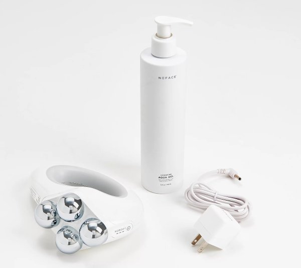 NuBODY by NuFACE Skin Toning Device with 10-oz Aqua Gel - QVC.com
