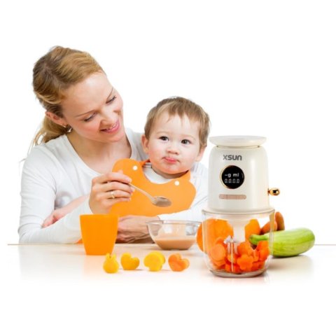 XSUN Baby Food Maker, Wireless Baby Food Processor Set for Baby Food