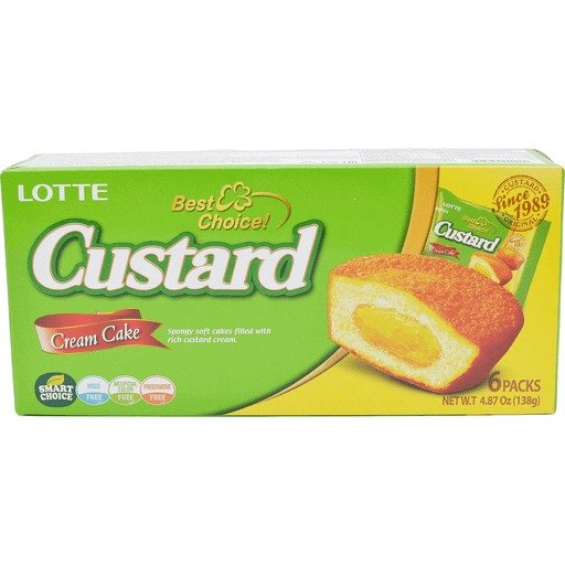 Custard Cream Cake 6 Pk