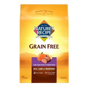 Nature's Recipe Grain-Free Lamb, Sweet Potato & Pumpkin Recipe Dry Dog Food
