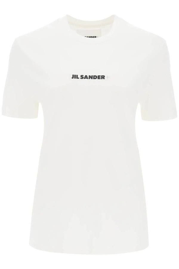 T-shirt with lettering print Jil Sander