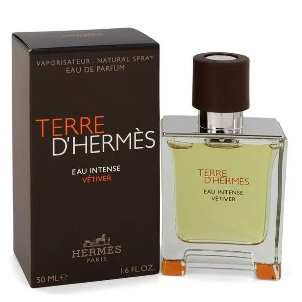 Terre DHermes Eau Intense Vetiver by Hermes for Men - 1.6 oz