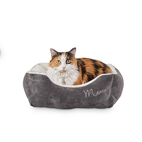 Grey Rectangular Cat Bed, 18" L X 15" W | Petco