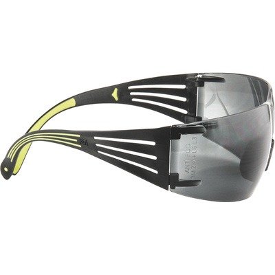 SecureFit Anti-Fog, Anti-Scratch Safety Glasses — Gray Lenses, Gray Frames, Model# SF400G-WV-6-PS