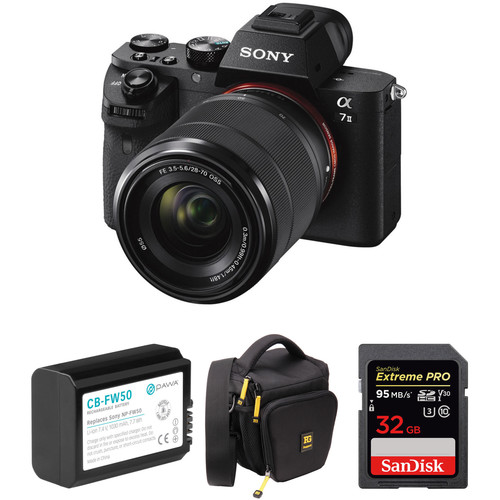 Sony Alpha a7II + 28-70mm Lens Bundle & More
