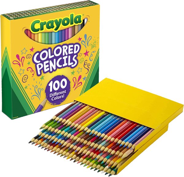 Colored Pencils Adult Coloring Set, Gift, 100 Count