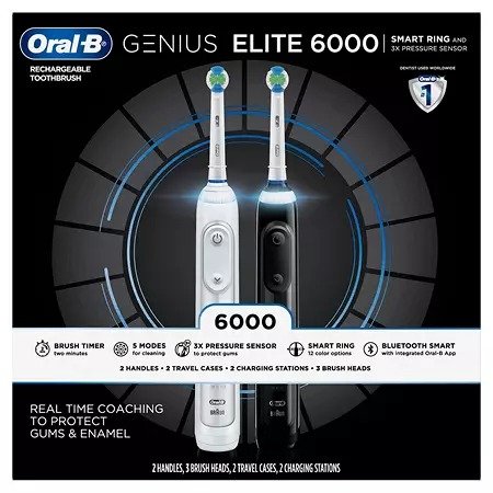 Oral-B ProAdvantage 6000 Power Rechargeable Toothbrush (2 pk.) - Sam's Club