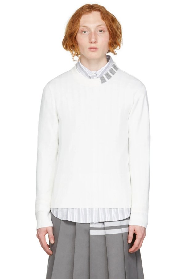 Off-White 4-Bar Sweater