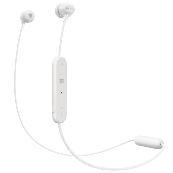 WI-C300 Stamina Wireless In-Ear Headphones w/ Bluetooth - White (WIC300/W)
