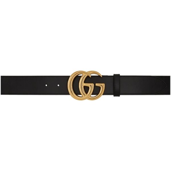 Black GG Marmont Belt