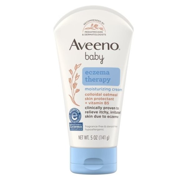 Aveeno Baby Eczema Therapy Moisturizing Cream with Oatmeal, 5 fl. oz