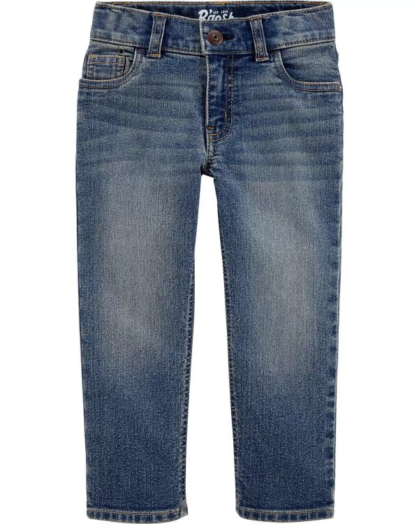 Toddler Classic Medium Faded Wash Jeans