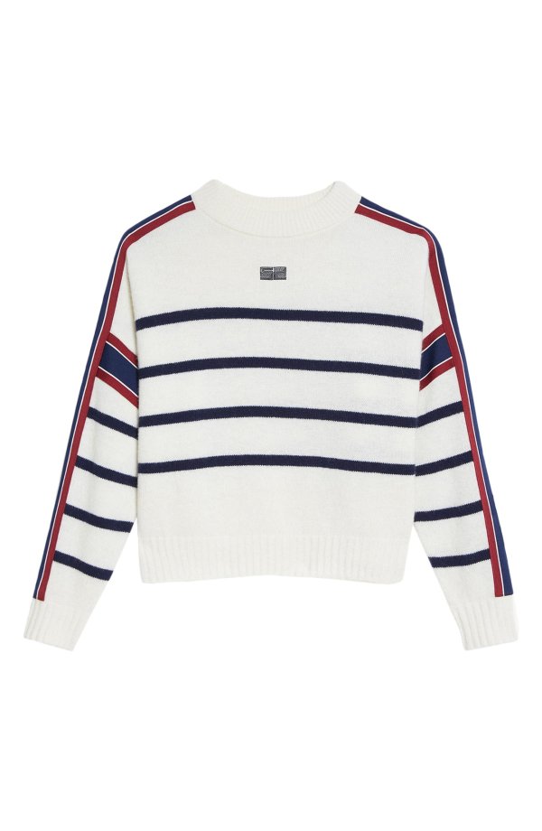 Stripe Wool Blend Sweater