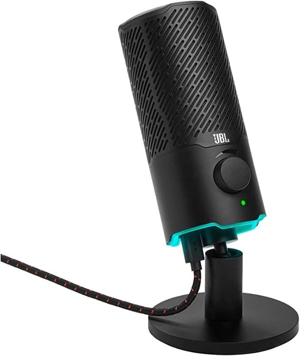 Quantum Stream: Dual Pattern Premium USB Microphone for Streaming, Recording and Gaming