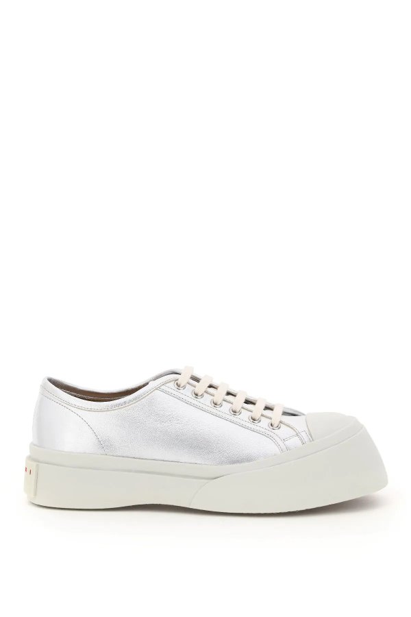 PABLO LAMINATED LEATHER SNEAKERS