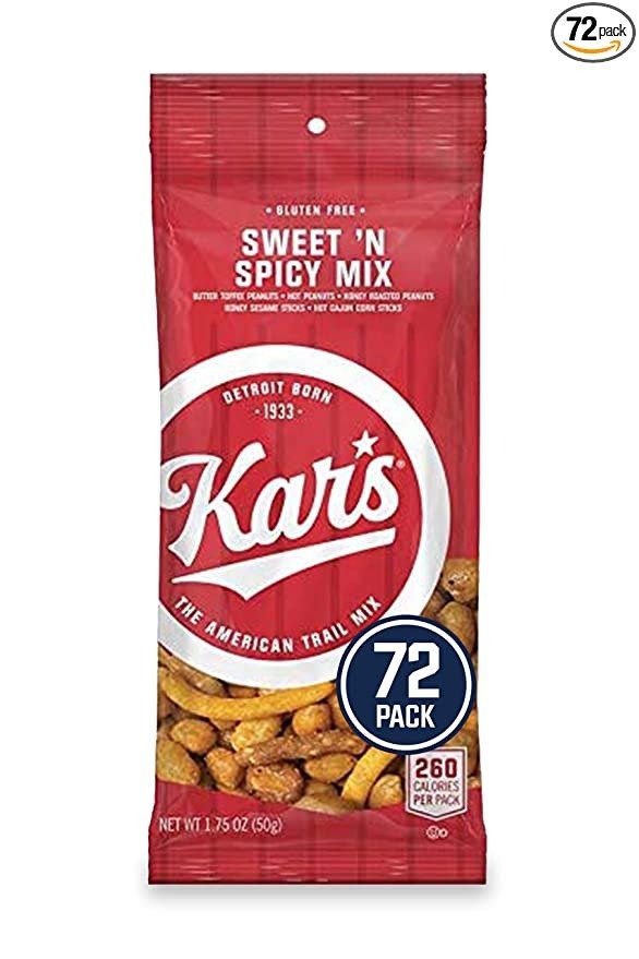 Original Sweet ‘N Spicy Trail Mix, 1.75 oz Individual Packs – Bulk Pack of 72, Gluten-Free Snacks