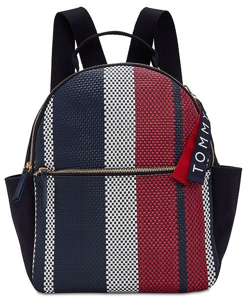 Classic Tommy Woven Dome Medium Backpack
