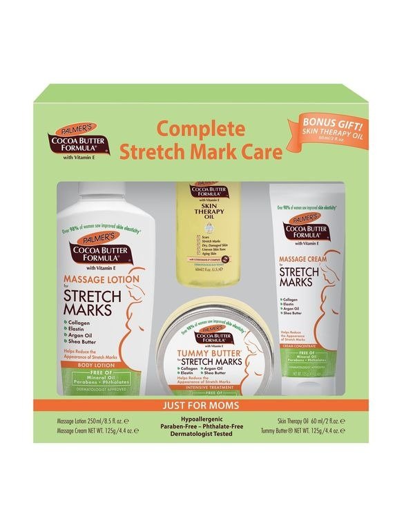 Complete Stretch Mark Care 4 Piece Gift Set