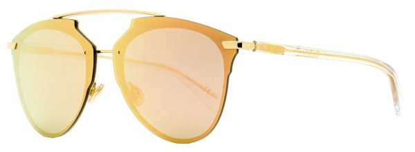 Dior Women's Prism Sunglasses Reflected P S5ZRG Gold/Crystal 63mm