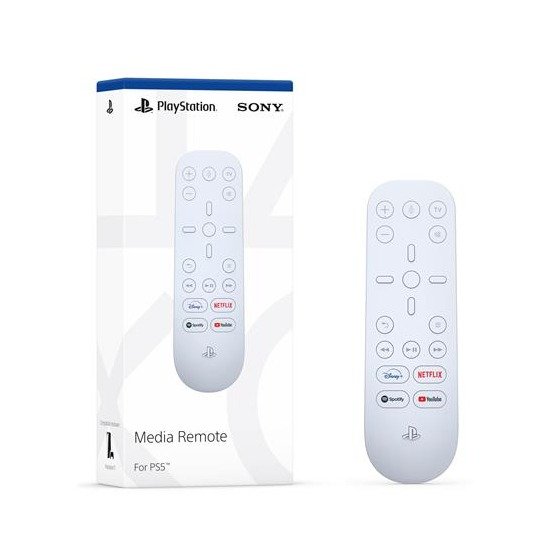 Media Remote for PlayStation 5, White