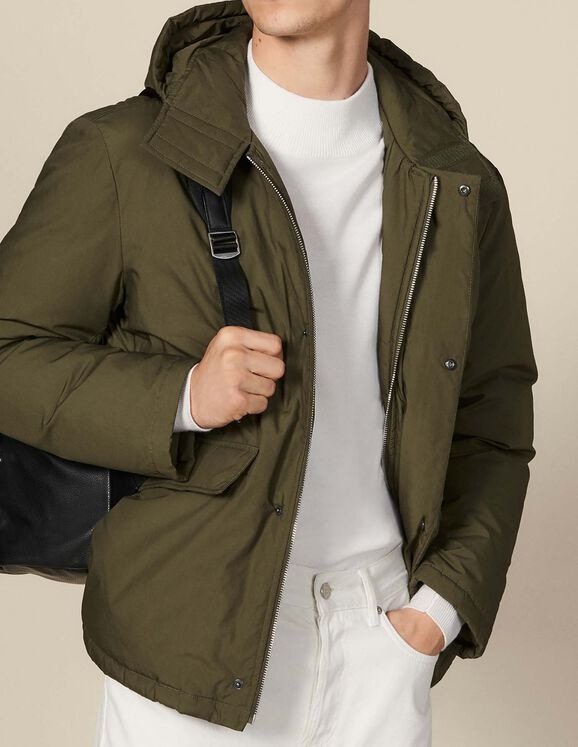 Cotton goose down padded jacket