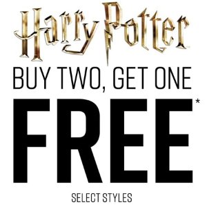 Buy Two Get One FreeHarry Potter Merchandise and T-Shirts
