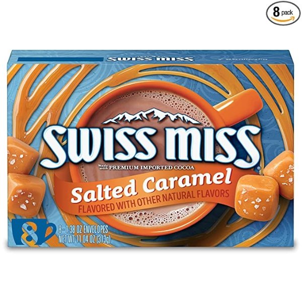Salted Caramel Flavored Hot Cocoa Mix, 1.38 oz 8 ct