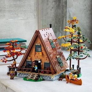 新品上市：LEGO官网 IDEAS系列 A形木屋 21338，树屋同门之作